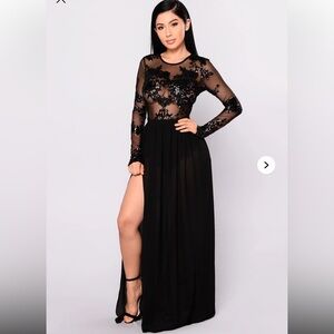 Fashion Nova Venue Sequin Maxi dress *out of stock on website!